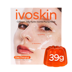 IVIOSKIN Masque Collagène Gelée: ampoule concentrée pour hydratation rapide.