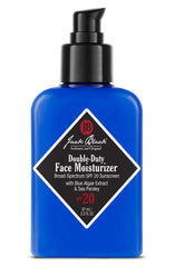 Jack Black Double-Duty Face Moisturizer SPF 20 en bouteille, hydratation durable et protection solaire