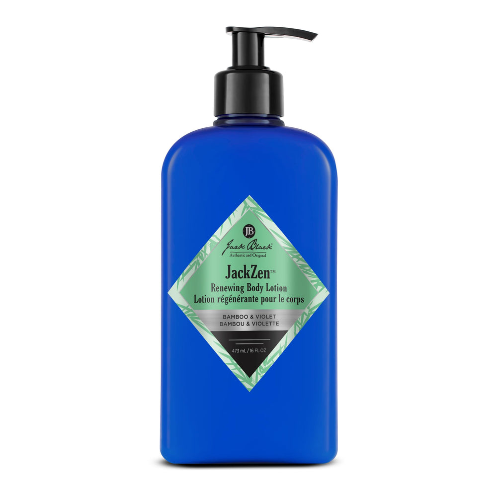 Jack Black JackZen en flacon 473 ml, hydratation durable pour peau sèche