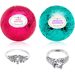 Jackpot Candles Potion d’amour sirène — ensemble de 2 bombes de bain relaxantes et parfumées.