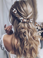 JAKAWIN HV103 guirlande-cheveux mariée argent, raffinement durable pour votre coiffure.