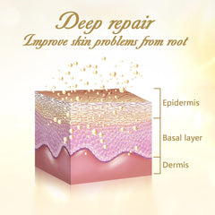 Jakuva collagen hyaluronic patch being applied to skin.