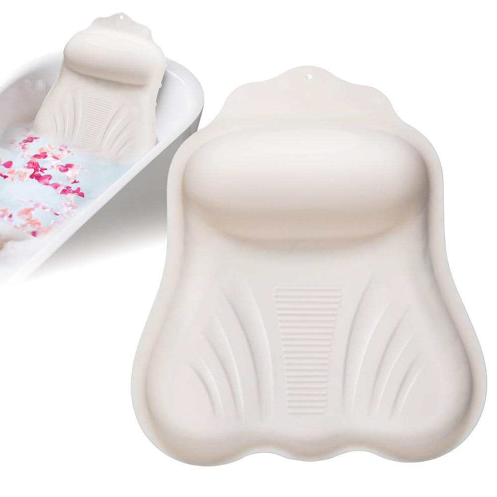 Oreiller de bain Jalopink nuage 4D pour un soutien doux et ajustable.