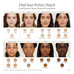 Jane Iredale Purepressed Base Minérale – texture fine pour un fini naturel.