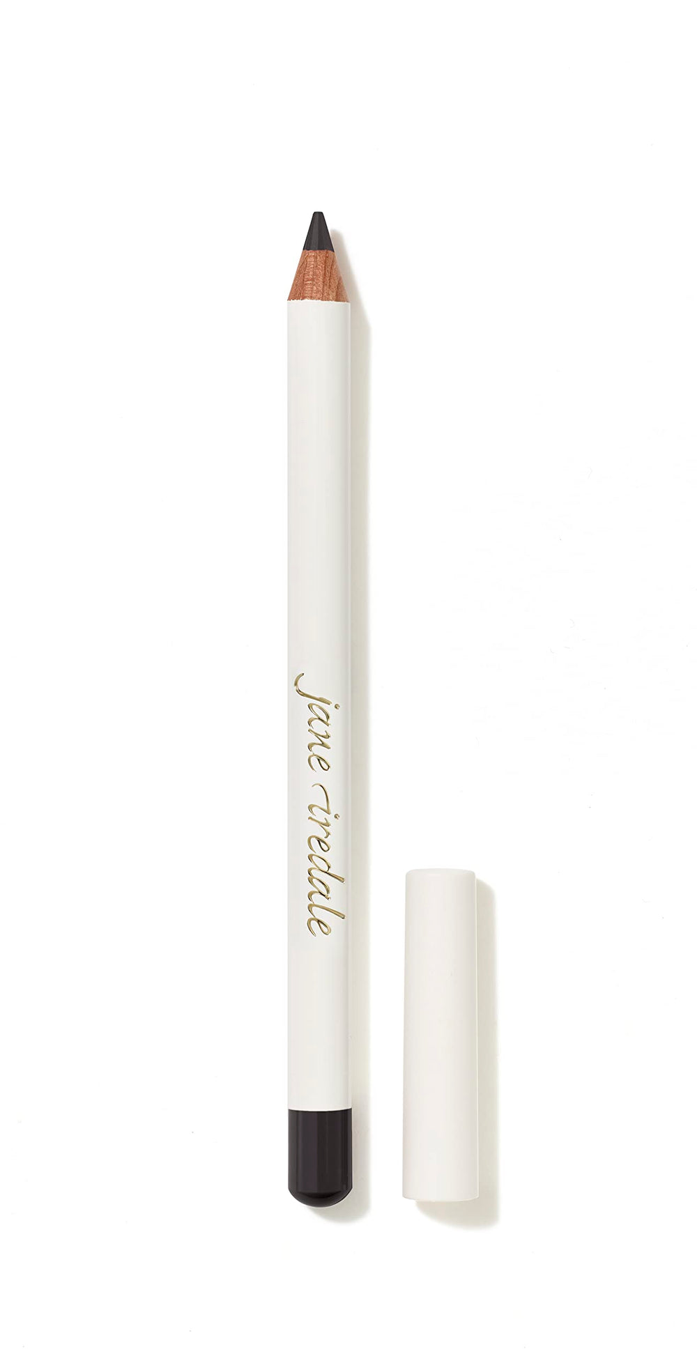 Crayon oculaire Jane Iredale noir-gris, douceur et couleur durable.