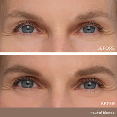 Jane Iredale PureBrow brosse-spoolie pour lisser et estomper la couleur.