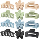 JANFUN pince-cheveux grande fleur: maintien robuste pour cheveux épais et fins.