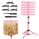 JANMPASK porte-tresses 144 piquets – rangement efficace des extensions