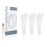 rasoir jasclair dermaplaning pour le visage, élimine les poils fins et prépare le maquillage.