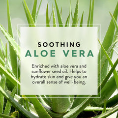 Gel douche JASON Aloe Vera — parfum apaisant favorisant le bien-être pendant la douche.