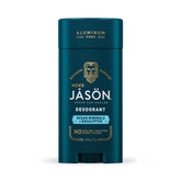 Déodorant Jason pour homme, emballage pratique et élégant.