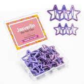 Pinces étoile JASVERLIN rose pailleté, coiffure stable toute la journée.