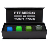 Jawzrsize bundle pop-n-go bleu, exercice du visage pour tonifier la mâchoire.