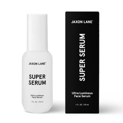 Sérum JAXON LANE SUPER SERUM dans une bouteille élégante, hydratation en profondeur.
