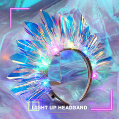 La bande-tête LED JEAIRTS révèle ses 3 modes lumineux, parfait pour des transitions rythmiques.