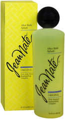 Jean Nate After Bath Splash bottle highlights citrus scent and skin moisture for refreshment