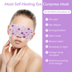 Masque oculaire Jekeno chaleur douce apaise les yeux fatigués