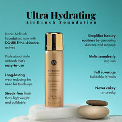 Jerome Alexander Airbrush Foundation couvrance-naturelle – teint homogène et sans effort
