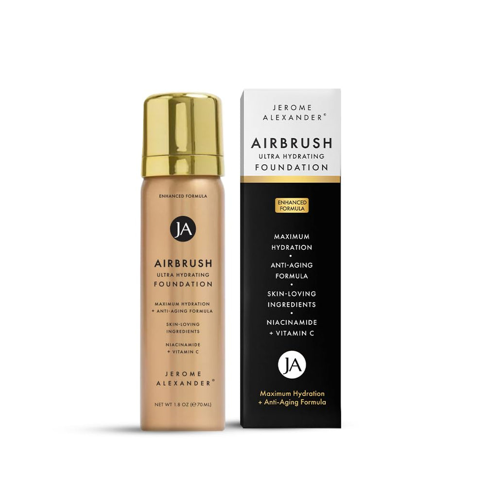 Jerome Alexander Airbrush Foundation pompe – application précise et fluide pour un teint uniforme