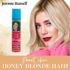 Jerone Russell spray cheveux miel blond, application facile et sans effort