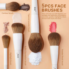 Pinceau visage Jessup – fond de teint application fluide et uniforme.
