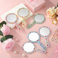 Jetec miroir portable prêt à décorer pour une touche personnelle