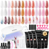 JEWHITENY ensemble-couleurs poly nail gel 14, palette variée pour varier les looks.
