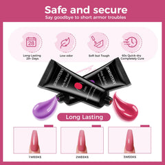 Top coat JEWHITENY 5ml protège et donne une finition brillante.