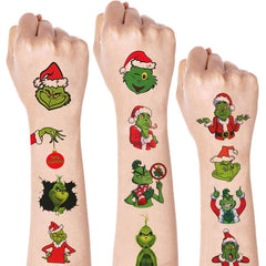 Tatouage temporaire JHGKHH Noël – flocon élégant, idéal pour rehausser les tenues de fête.