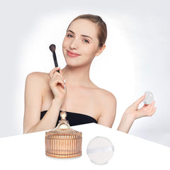 JHJEWH boîte-verre rangement beauté, organisation compacte.