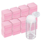 JIASHENG lingettes sans peluches rose pour ongles et cils, nettoyage net sans résidus.