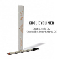 Jillian Dempsey Khol Eyeliner – embout estompant intégré pour un regard fumé sans effort.