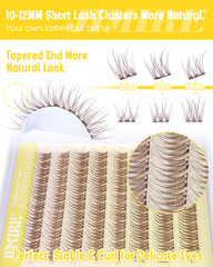 Bande fine et naturelle des cils JIMIRE pour un rendu discret.