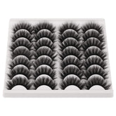 Jimire cils faux duveteux 3D pour regard ouvert et volumisé.