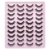 Jimire cils-faux naturels 14-18 mm pour un look équilibré