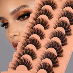 Cils JIMIRE vison 18 mm duveteux pour un regard glamour durable.