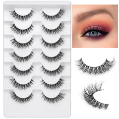 Effet 3D fluffy des cils JIMIRE pour plus de volume.
