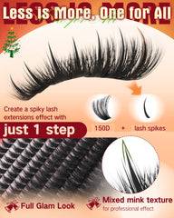 Ensemble d'extensions JIMIRE 12–20 mm pour un look personnalisé.
