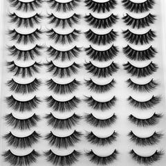 Faux cils JIMIRE volume tridimensionnel : effet volumineux et captivant.