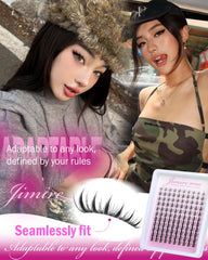Gros plan JIMIRE sur fibres manga – effet naturel et doux