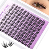 JIMIRE Manga Lash Clusters : longueurs 10-14 mm et spikes pour un regard manga.