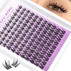 JIMIRE Manga Lash Clusters : longueurs 10-14 mm et spikes pour un regard manga.