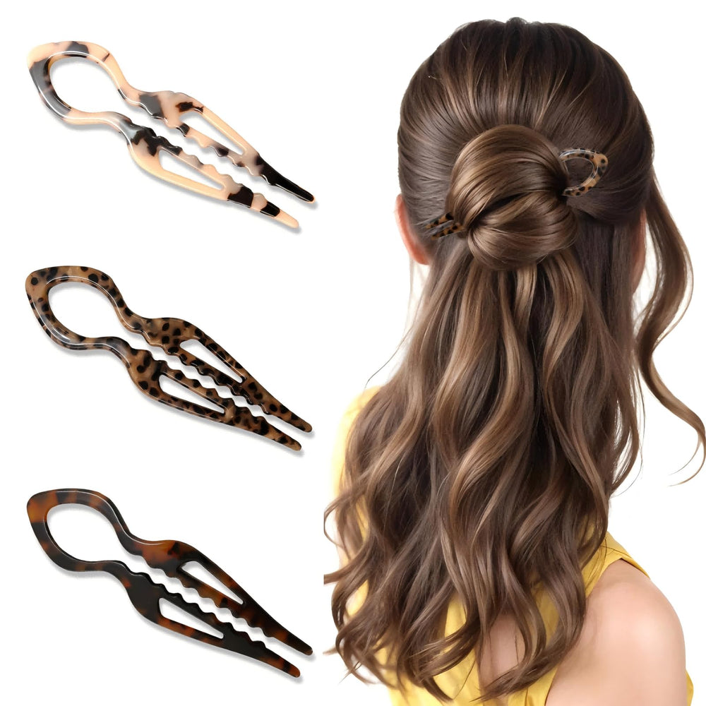 Barrettes Jimmidy Prestige en acétate rouge clair pour une fixation élégante.