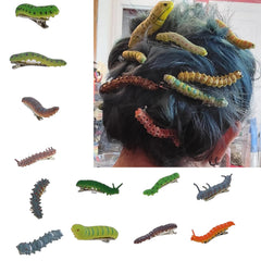 Pinces cheveux JINBUYAO chenille dent de canard pour un look original