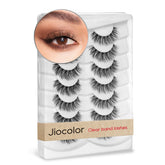 Jiocolor cils dramatiques longs et épais pour un regard naturel.