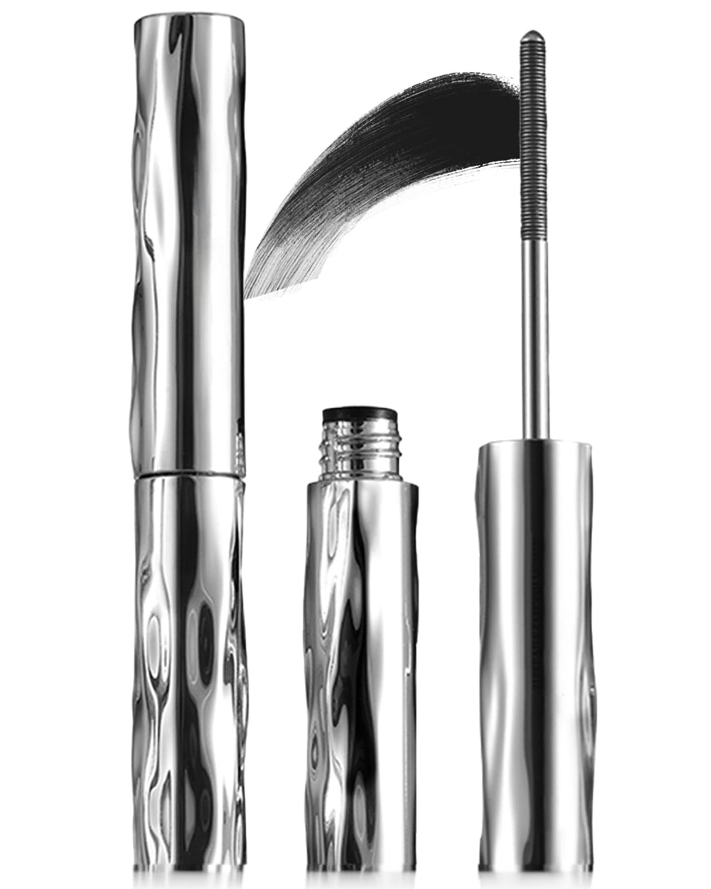 Mascara Jiodama avec fer et brosse telescopique, précision sans paquets