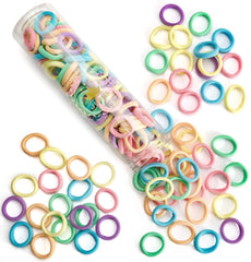 Attache-cheveux JIRIS sans couture en coton, couleur vive, pratique pour tous les jours.