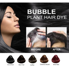 JISKG Shampoing couleur application rapide sur les cheveux