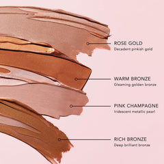 JLO BEAUTY Complexion Booster Rose Gold bronzer liquide, teint chaud et lumineux.