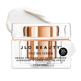 JLO BEAUTY SPF30 visage – bouteille-pompe, hydratation légère prête au maquillage.